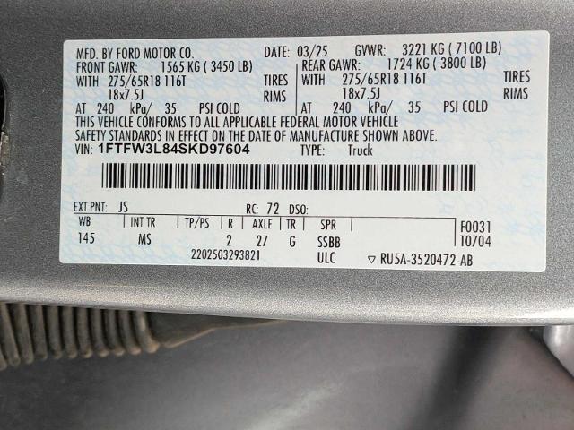2025 Ford F-150 - $39,245