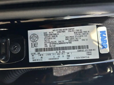 2024 Ford F-150 4X4 XLT 4DR Supercrew 6.5 FT. SB
