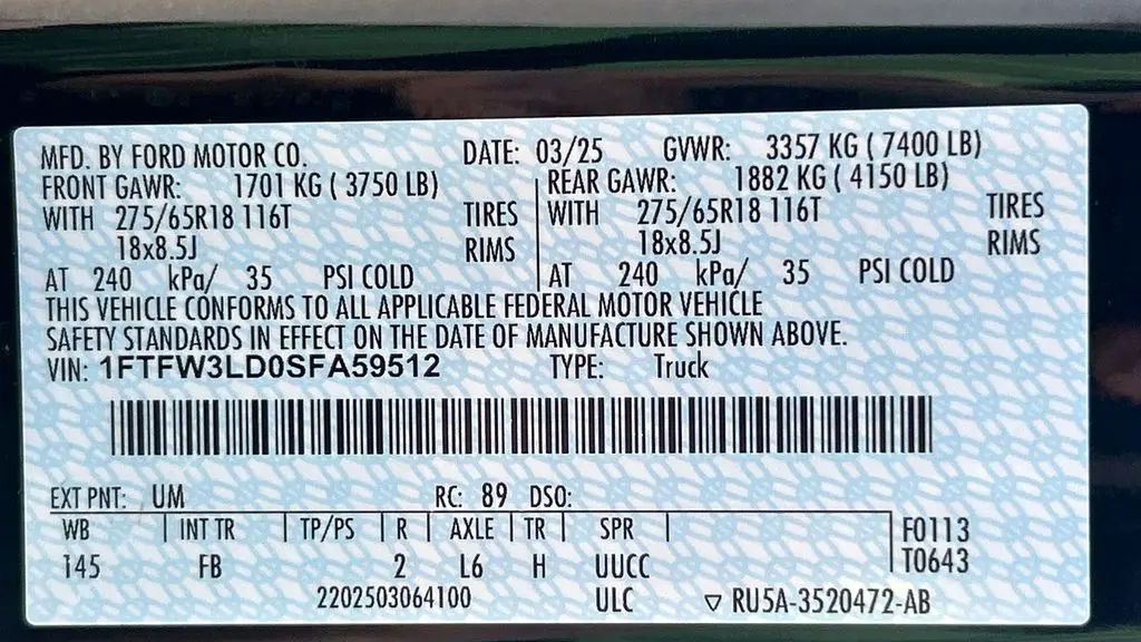 2025 Ford F-150 XLT