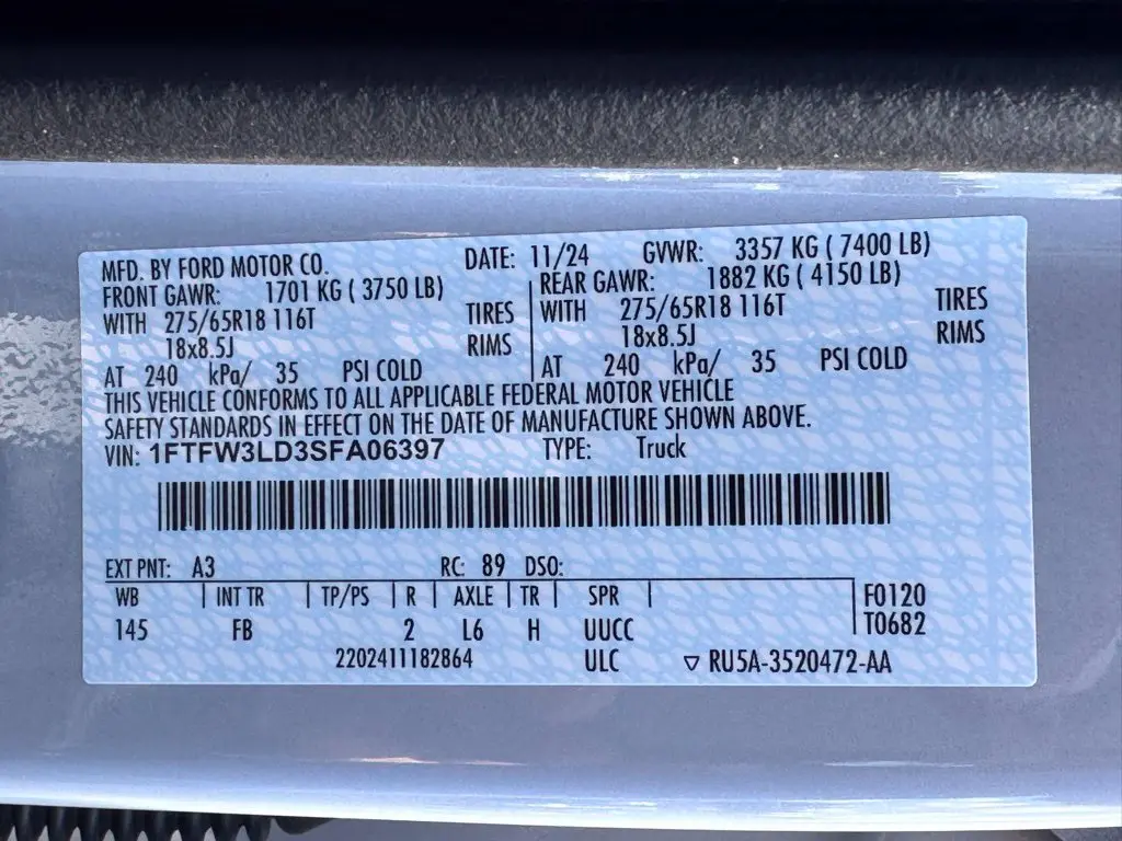 2025 Ford F-150 - $44,000