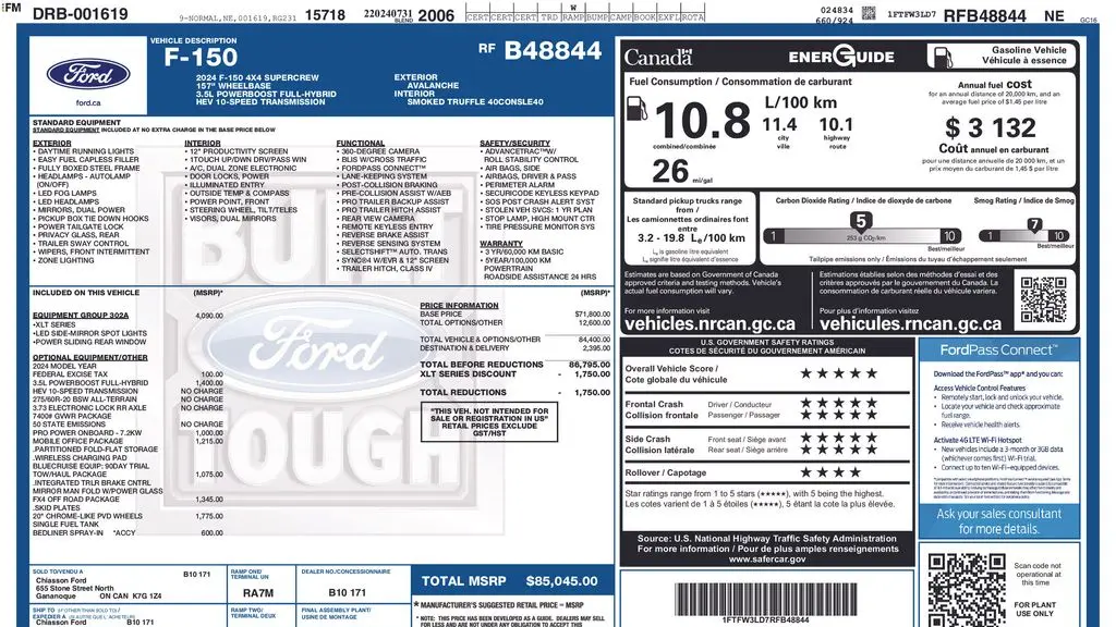 2024 Ford F-150 XLT