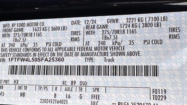 2025 Ford F-150 Tremor
