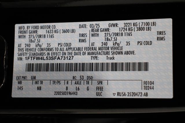 2025 Ford F-150 - $69,898