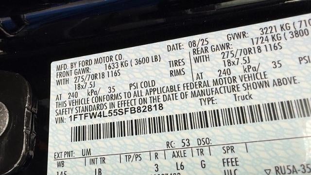 2025 Ford F-150 Tremor