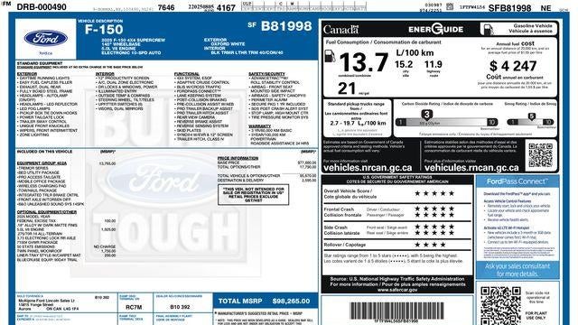 2025 Ford F-150 Tremor