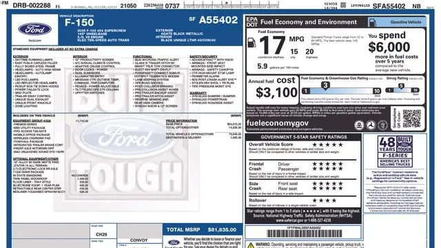 2025 Ford F-150 Tremor