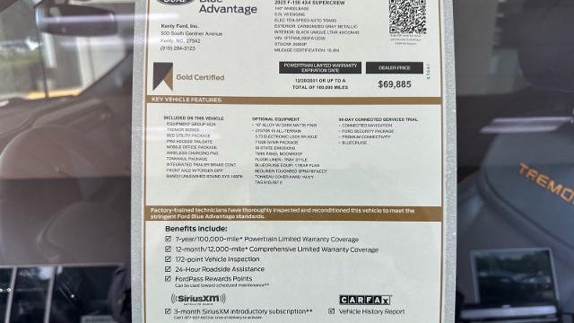 2025 Ford F-150 Tremor