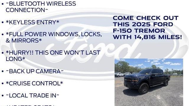 2025 Ford F-150 Tremor