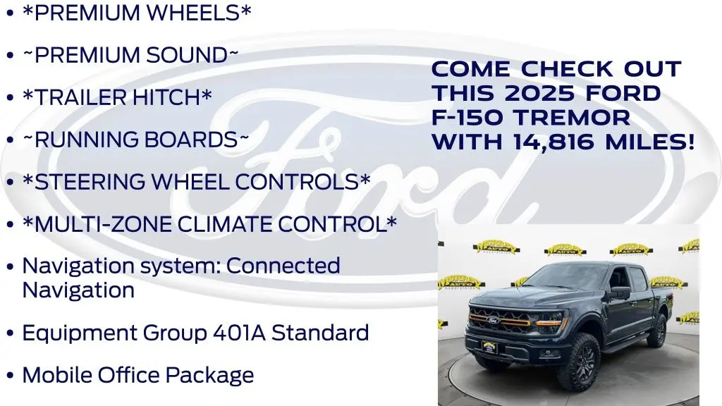 2025 Ford F-150 Tremor