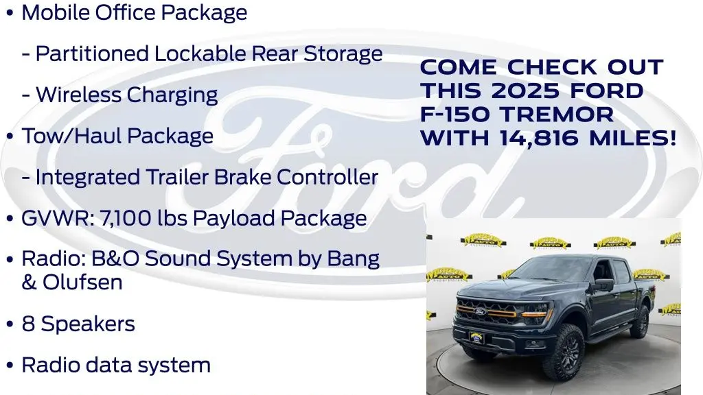 2025 Ford F-150 Tremor