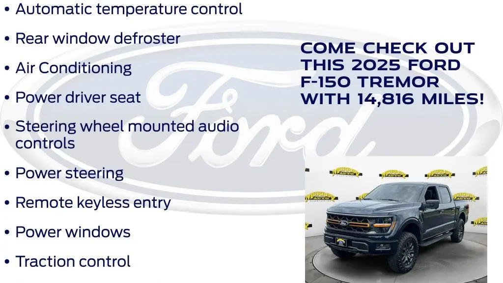 2025 Ford F-150 Tremor
