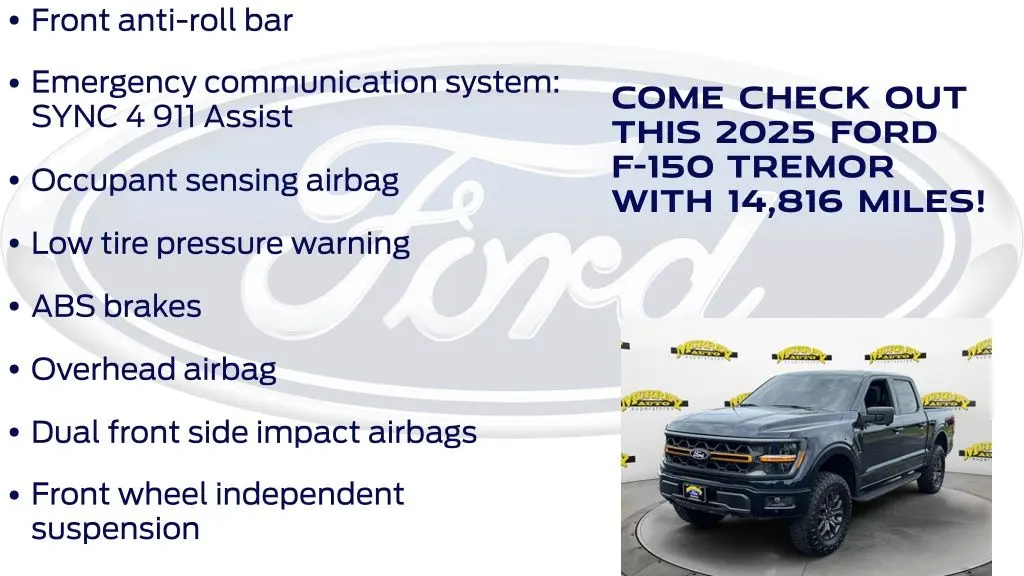 2025 Ford F-150 Tremor