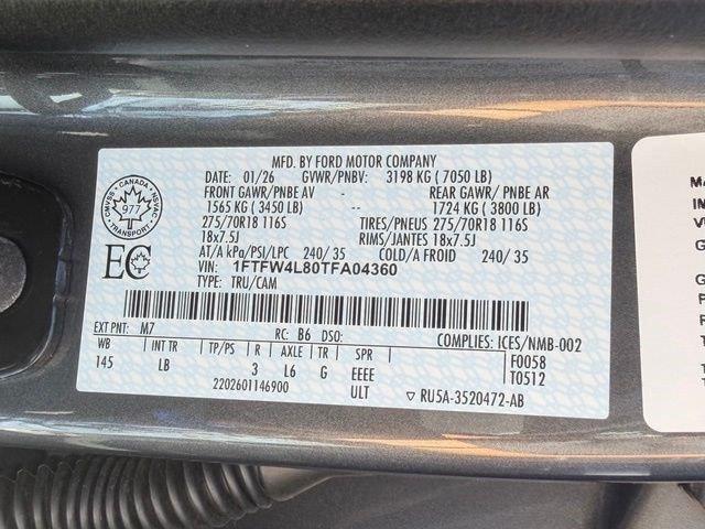 2026 Ford F-150 - $61,595