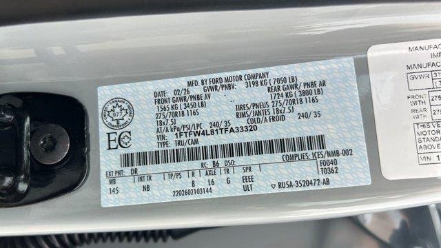 2026 Ford F-150 Tremor