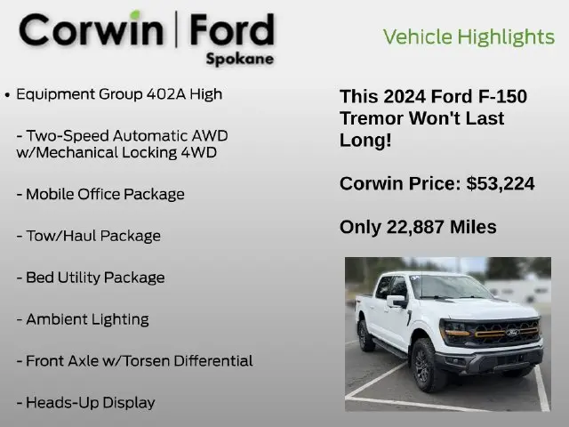 2024 Ford F-150 - $53,224