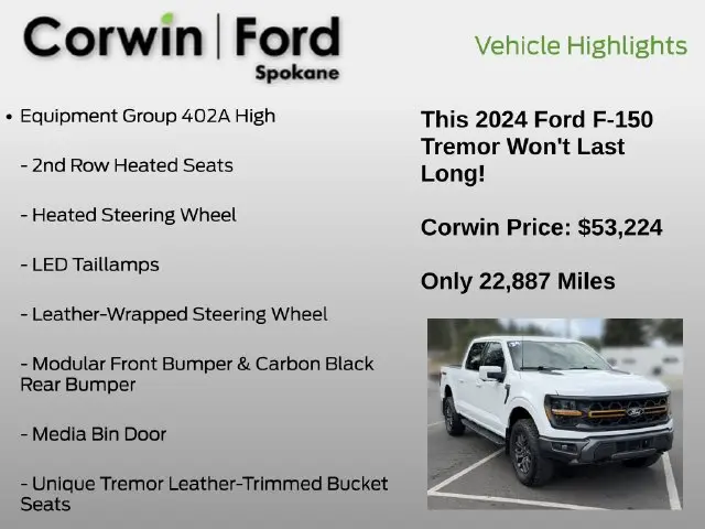 2024 Ford F-150 - $53,224
