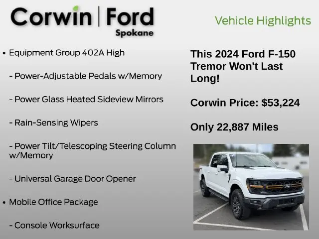 2024 Ford F-150 - $53,224
