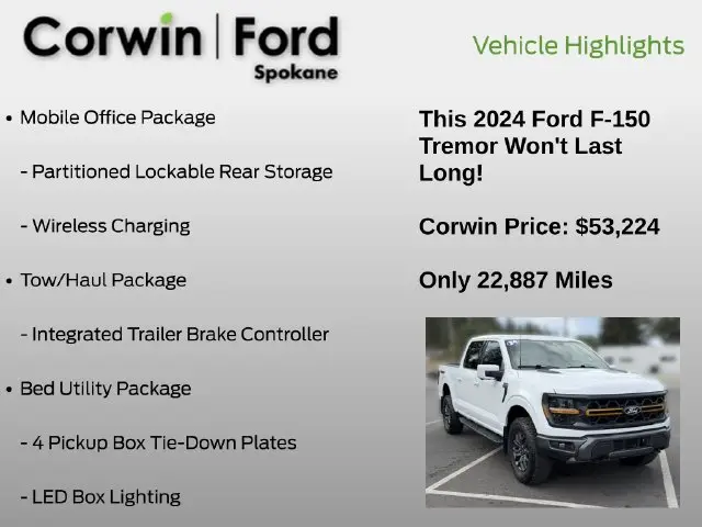 2024 Ford F-150 - $53,224