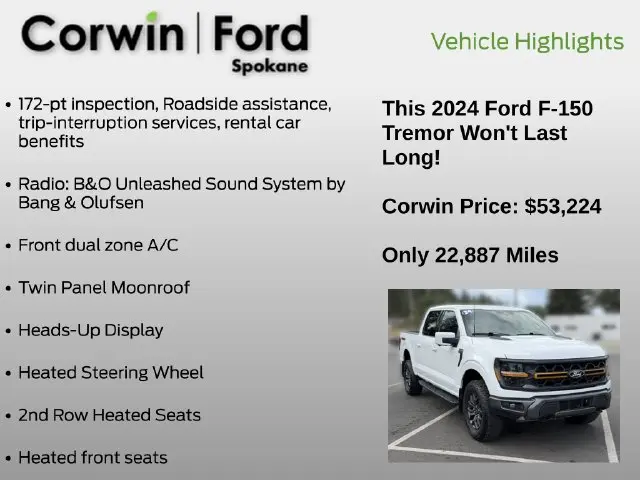 2024 Ford F-150 - $53,224