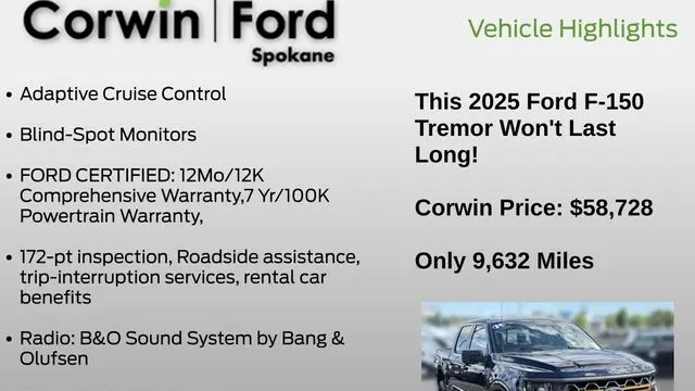 2025 Ford F-150 Tremor