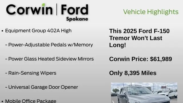 2025 Ford F-150 Tremor
