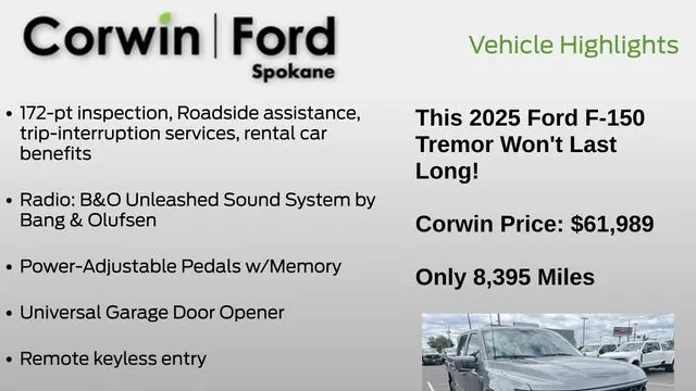 2025 Ford F-150 Tremor