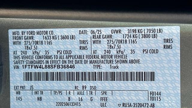 2025 Ford F-150 Tremor