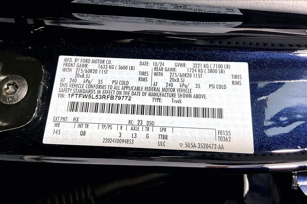 2024 Ford F-150 - $58,241