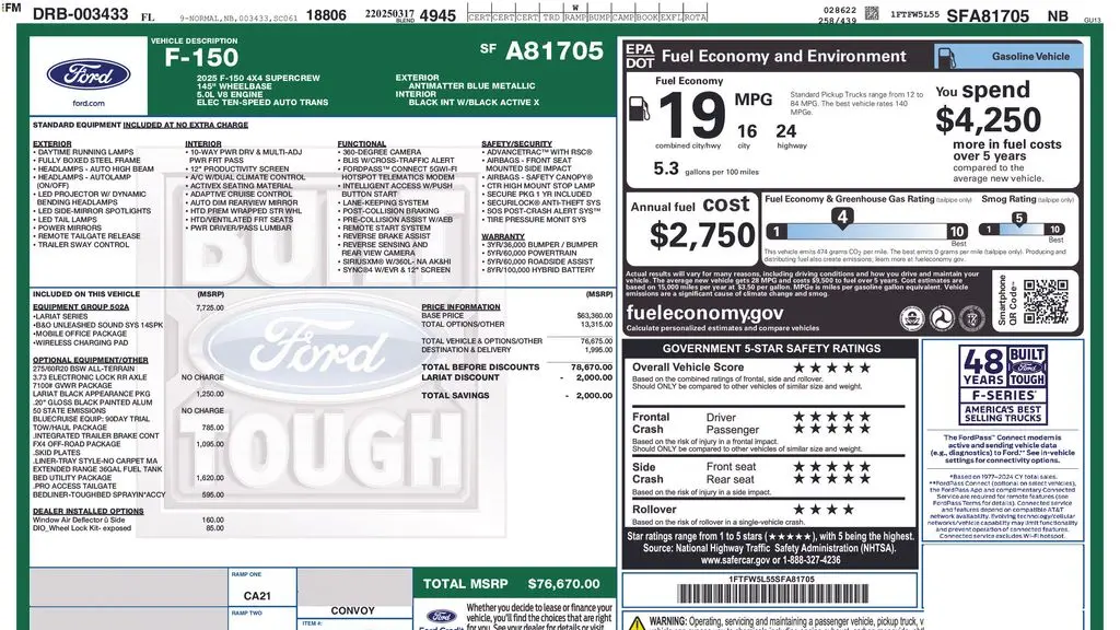 2025 Ford F-150 Lariat