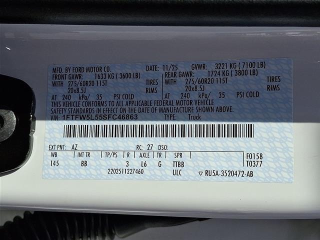 2025 Ford F-150 - $59,750