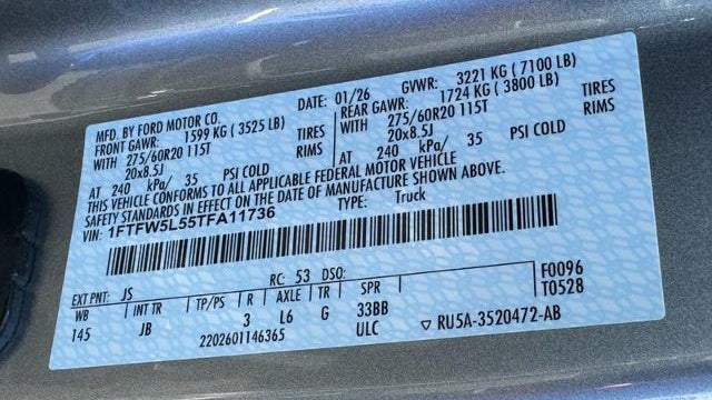 2026 Ford F-150 Lariat