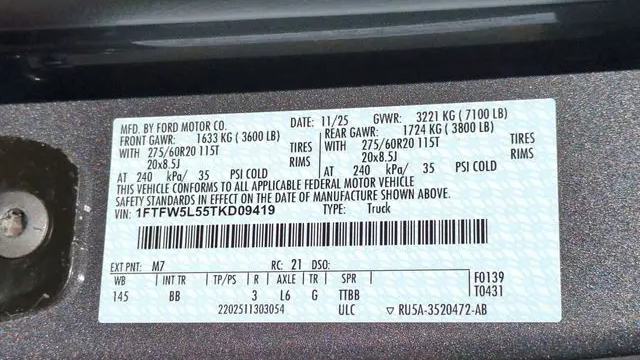 2026 Ford F-150 Lariat