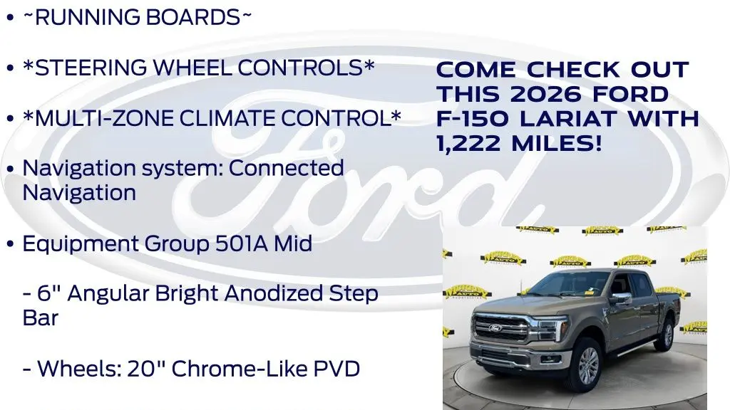 2026 Ford F-150 Lariat