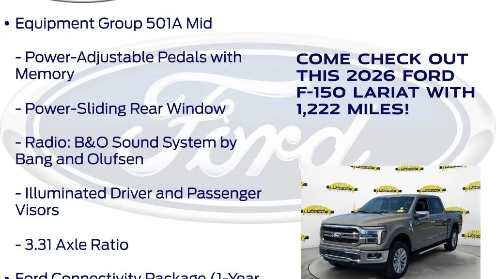 2026 Ford F-150 Lariat