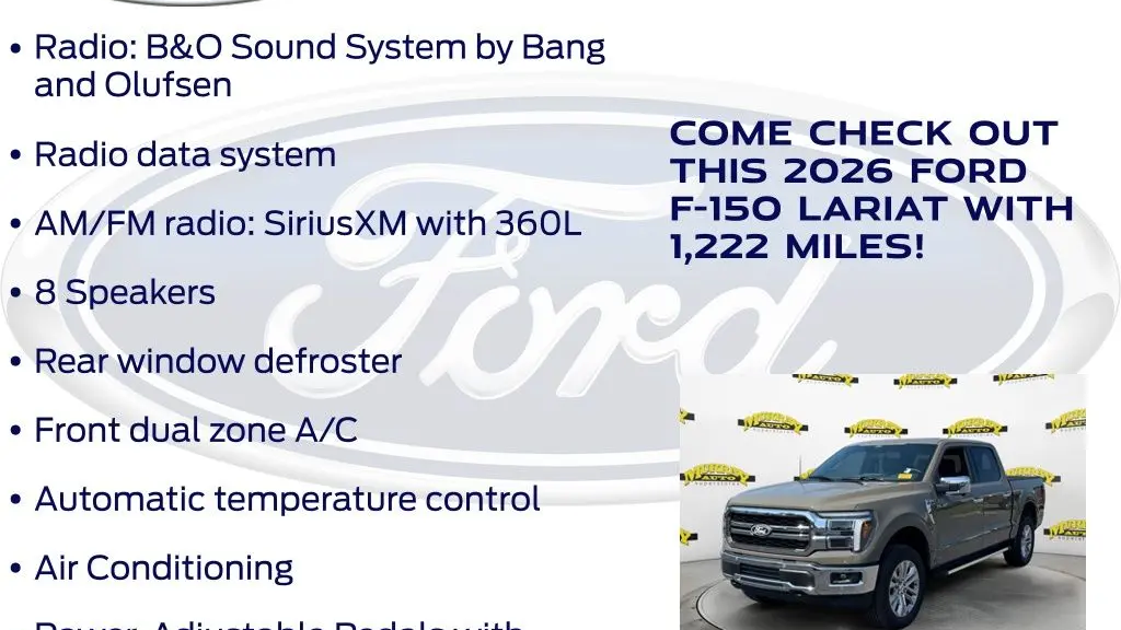 2026 Ford F-150 Lariat