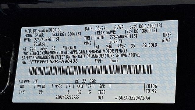 2024 Ford F-150 Lariat