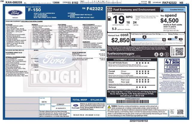 2024 Ford F-150 - $54,990