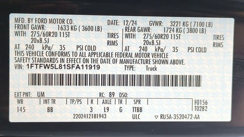 2025 Ford F-150 Lariat