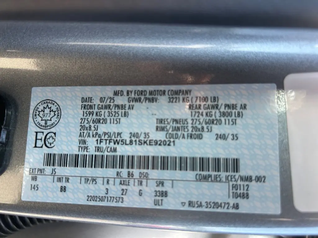 2025 Ford F-150 - $56,000