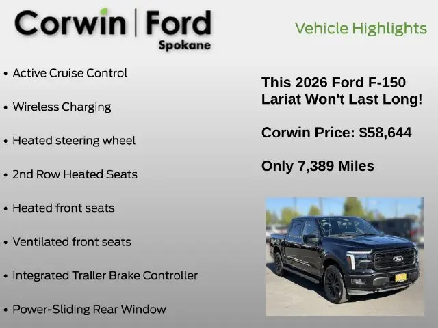 2026 Ford F-150 - $58,644