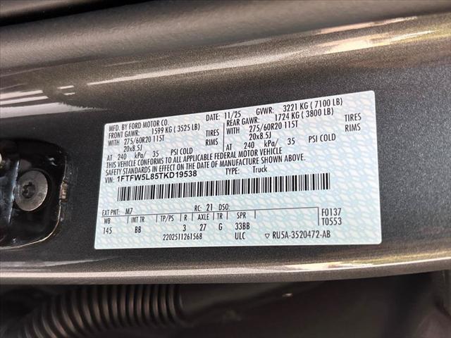 2026 Ford F-150 - $62,500