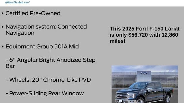 2025 Ford F-150 Lariat
