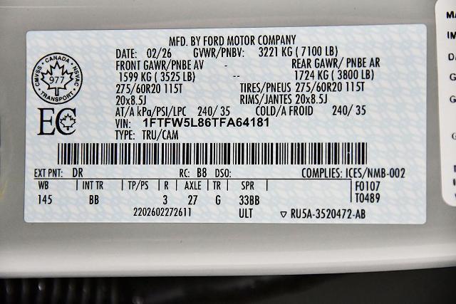 2026 Ford F-150 - $58,994