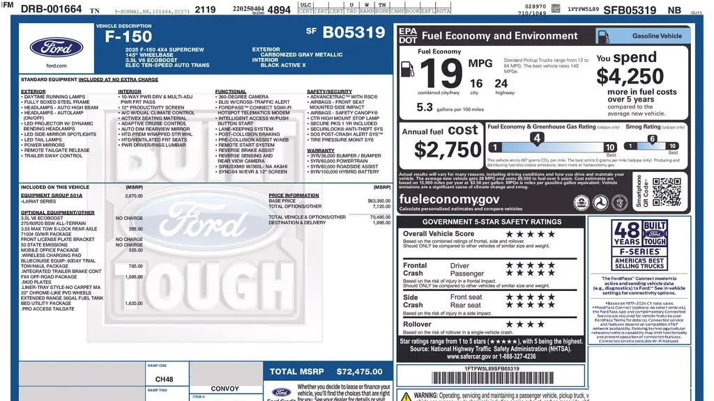 2025 Ford F-150 Lariat