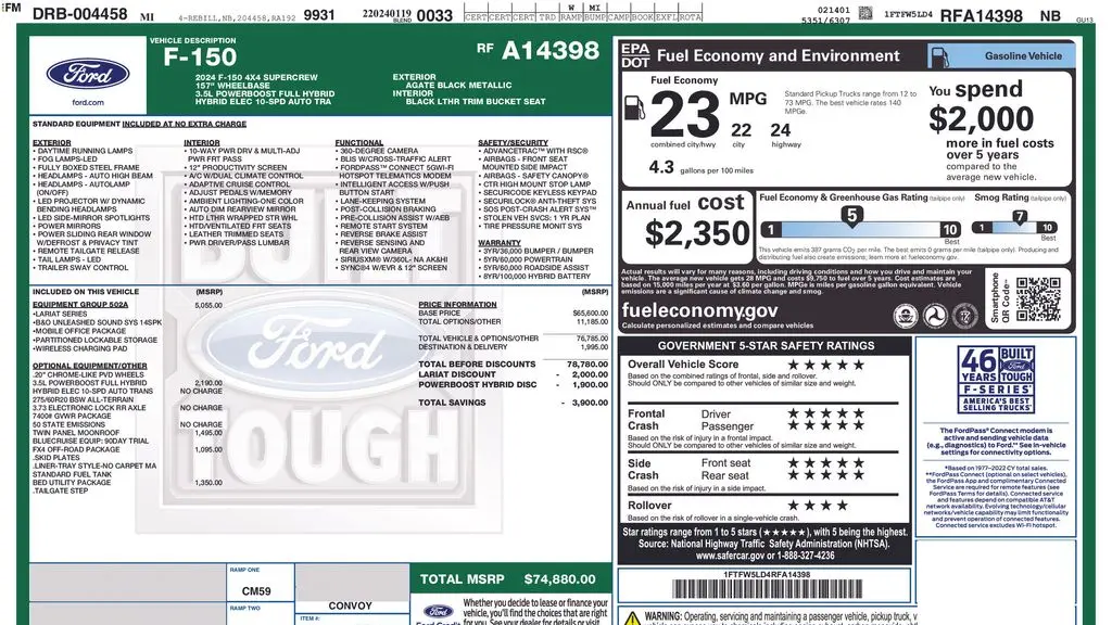 2024 Ford F-150 Lariat