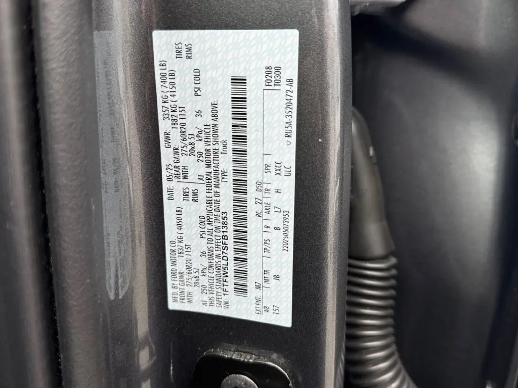 2025 Ford F-150 - $53,000