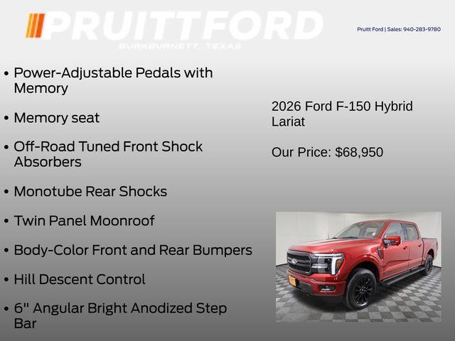 2026 Ford F-150 - $68,950