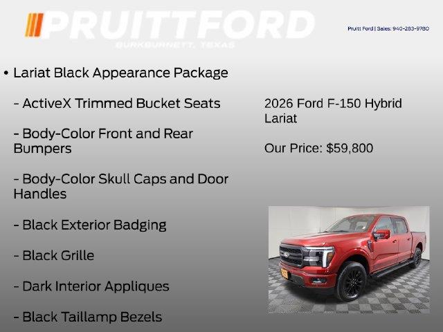 2026 Ford F-150 - $59,800