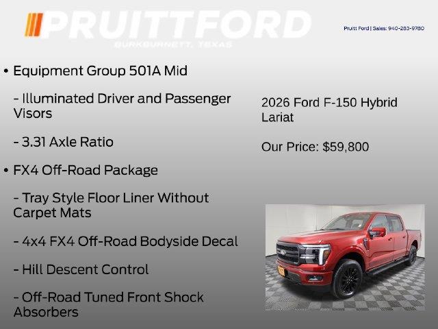 2026 Ford F-150 - $59,800