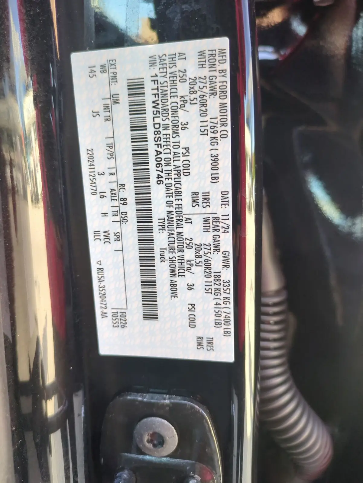 2025 Ford F-150 - $56,500